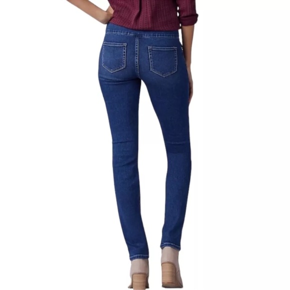 Lee Sculpting Slim Fit Pull On Jeans size 16 P Mid Rise - Picture 1 of 8